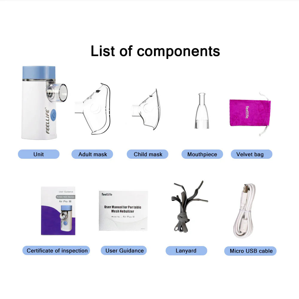 Mesh Nebulizer Air Pro III - Smart Portable Nebulizer