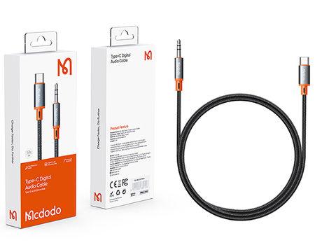 Mcdodo Type C to DC3.5mm Audio Cable 1.2M High Quality Sound - Black