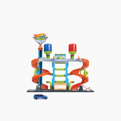 Hot Wheels City Mega Tower Car Wash