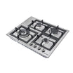 Conti Bi Hob 60cm, Gas, 4 Burners, Cast Iron – HGF 64013 IX