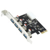 HAING HI-1002-PEU PCI Express Card – 4 Port USB 3.0 Expansion