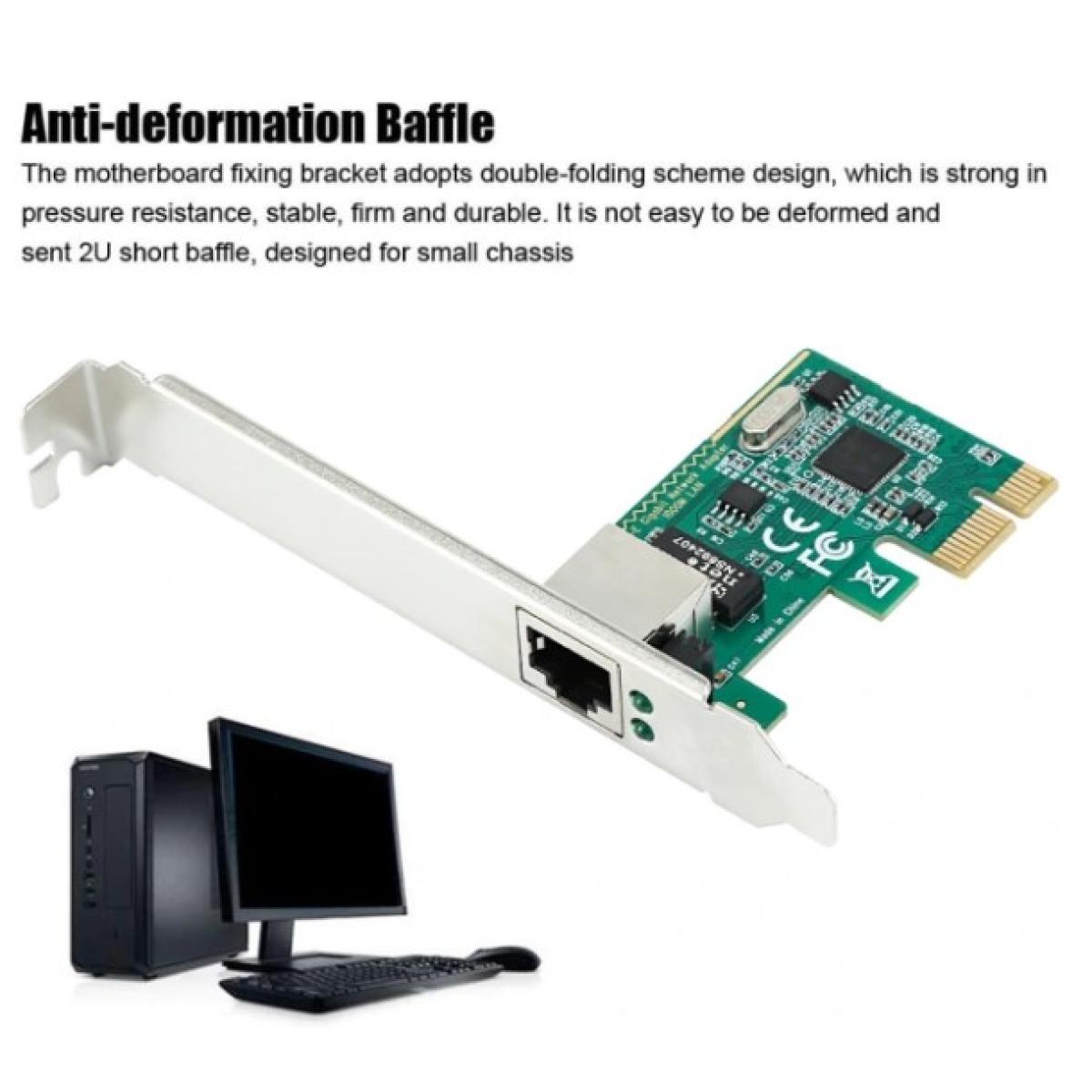 HAING HI-1004-PEC شبكة جيجابت PCI Express بسرعة 10/100/1000Mbps
