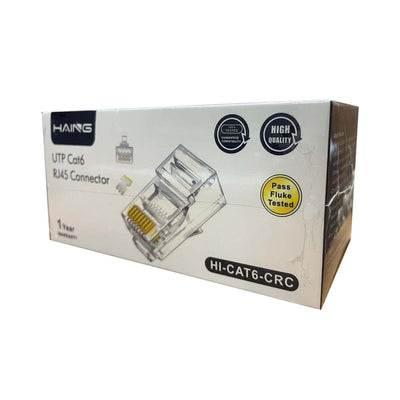 HAING HI-CAT6-CRC UTP Cat6 RJ45 Connector 100 Pcs