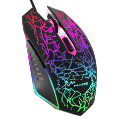 فأرة HAING GM200 RGB السلكية للألعاب | تصميم رائع وأداء ممتاز
