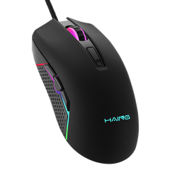 فأرة HAING GM500 السلكية للألعاب | أداء ممتاز مع إضاءة RGB رائعة

