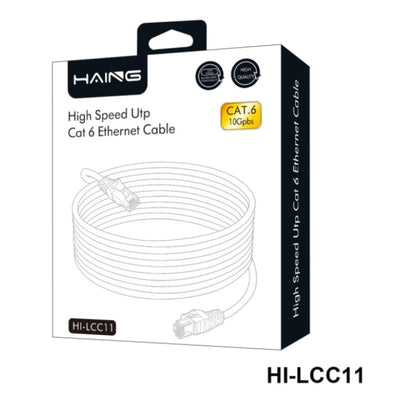 HAING HI-LCC11-0.5M Cat 6 26 AWG 1 Gbps Ethernet Cable 0.5M