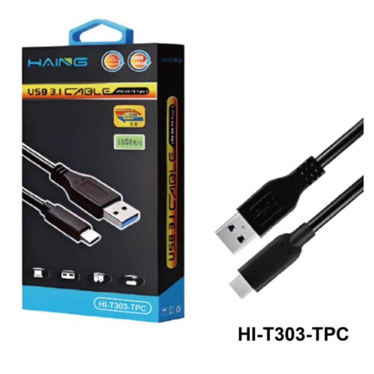 HAING HI-T303-TPC-M Type C OTG to USB Male Cable