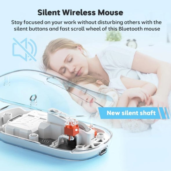 HAING HI-TBM100 Bluetooth & Wireless 2.4G Mouse