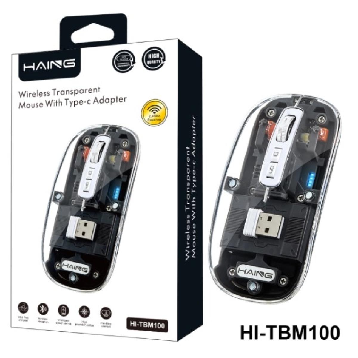 HAING HI-TBM100 Bluetooth & Wireless 2.4G Mouse