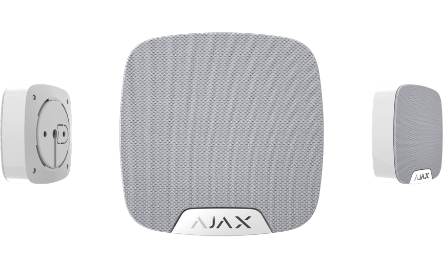 Ajax HomeSiren Wireless indoor siren loudly alarm White