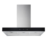 كونتي شفاط مطبخ 90 سم، 280 واط، 3 سرعات، إضاءة LED – HTB 91002 IX
