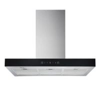 كونتي شفاط مطبخ 90 سم، 280 واط، 3 سرعات، إضاءة LED – HTB 91002 IX