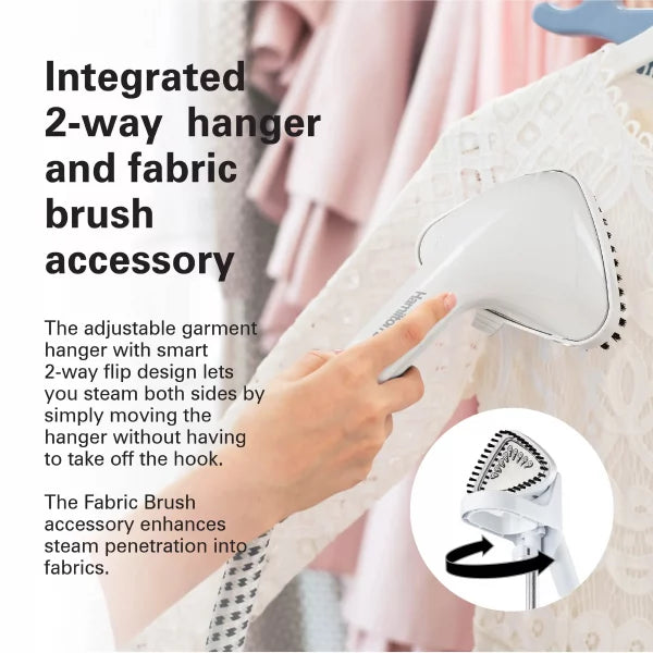 Hamilton Beach Iron HB Garment Steamer 1700W - White