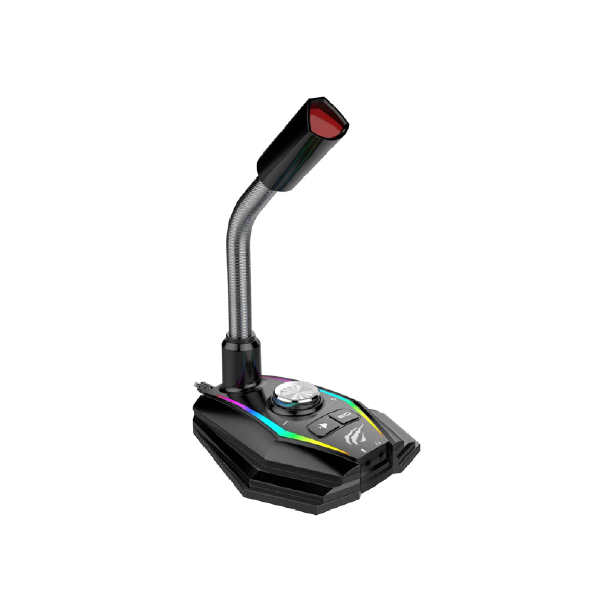 مايكروفون ألعاب HAVIT GK56 – صوت احترافي بإضاءة RGB