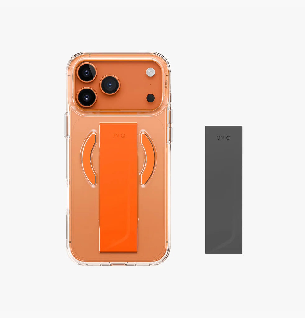 UNIQ Hybrid iPhone 17 Pro MagClick Charging Heldro Air - Volt Orange