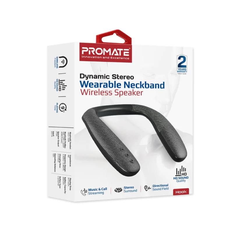 PROMATE Dynamic Wearable Speaker High Quality Wireless Audio - Black