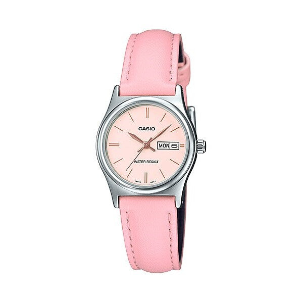 CASIO Quartz Waterproof White Analog LTP-V006L-4B