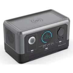 Toby's E3 Portable Power Station 300W 285Wh 76800mAh with Wireless Charging - Gray