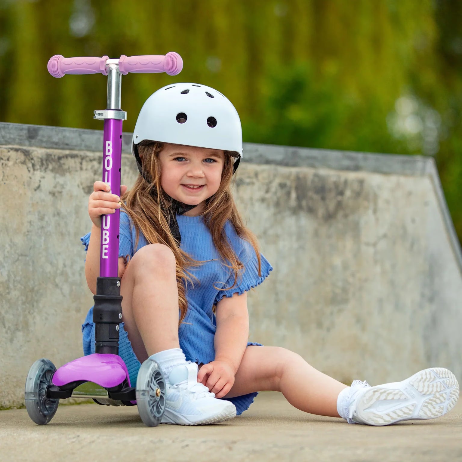 Boldcube – Teeny Fold Scooter for Kids 3-8 | Fairytale Lilac