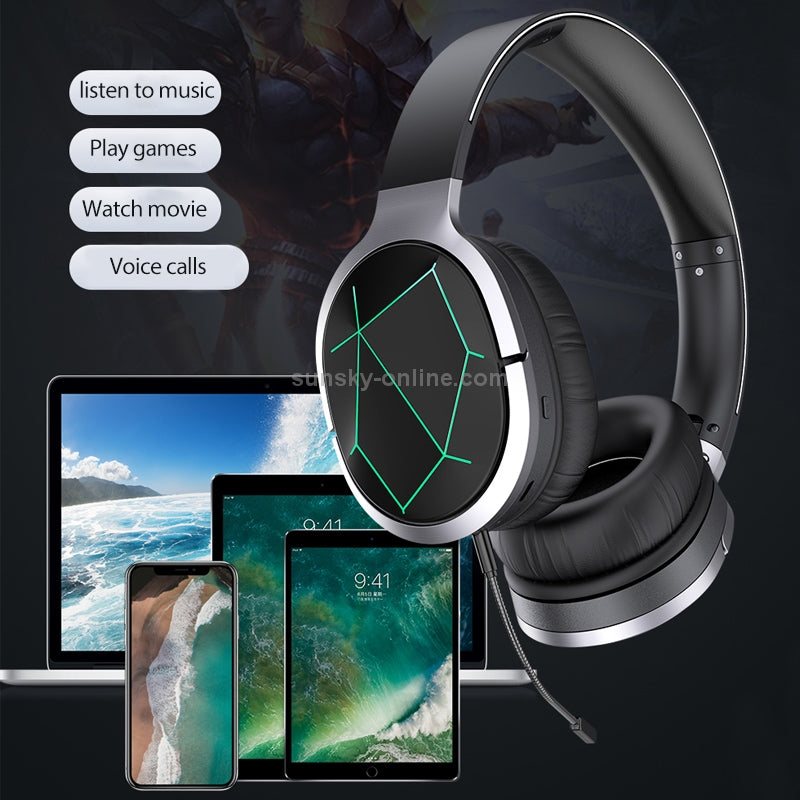 Awei Bluetooth 5.0 Foldable Head-mounted Gaming Headset