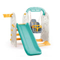 Dolu 4-in-1 Kids Playground Set – Slide, Swing, Basketball Hoop & Pull-Up Bar