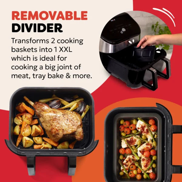 Instant Pot Air Fryer 8.5L Vortex VersaZone with ClearCook