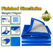 JADEVER Blue Tarp with Eyelets 5x6m Durable & Lightweight - Blue