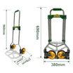 JADEVER Folding Hand Truck 60kg Durable & Compact