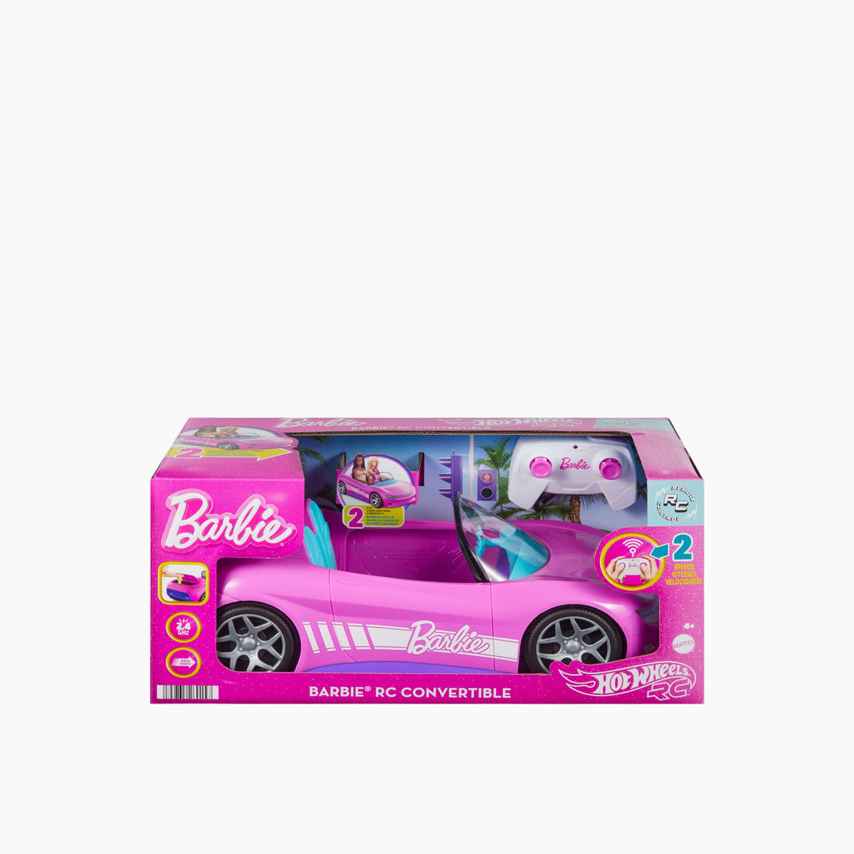 Barbie Hot Wheels Remote Control Barbie Convertible
