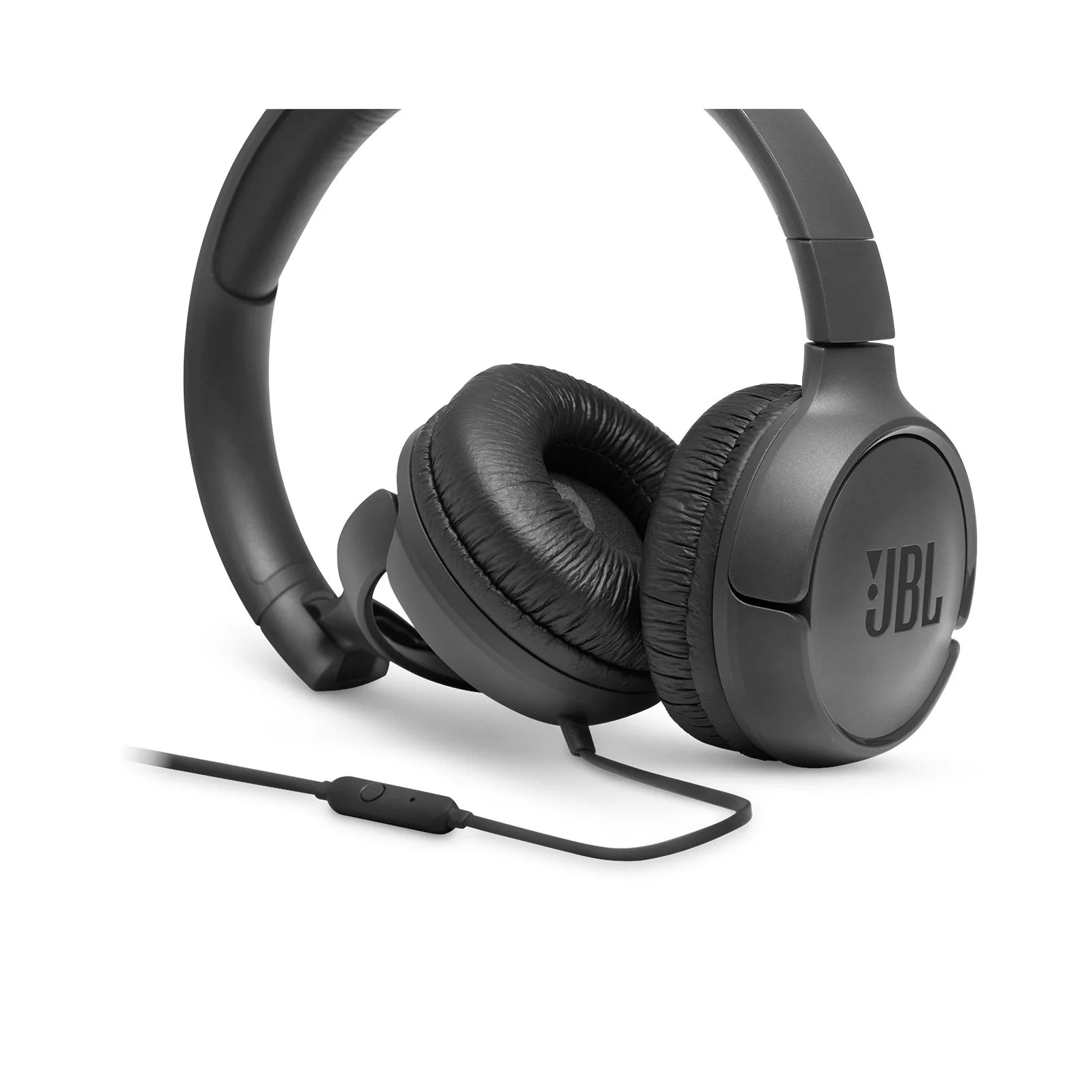 JBL Tune 500 Wired On-Ear Headphones with Mic - Pure Bass Sound