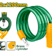 JADEVER Bicycle Lock – 1200mm x 12mm, Brass Cylinder, with 2 Iron Keys (JDBK1112)