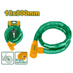 JADEVER Bicycle Snake Lock 18x800mm – Reinforced with Brass Cylinder &amp; 2 Keys (JDBK5108)