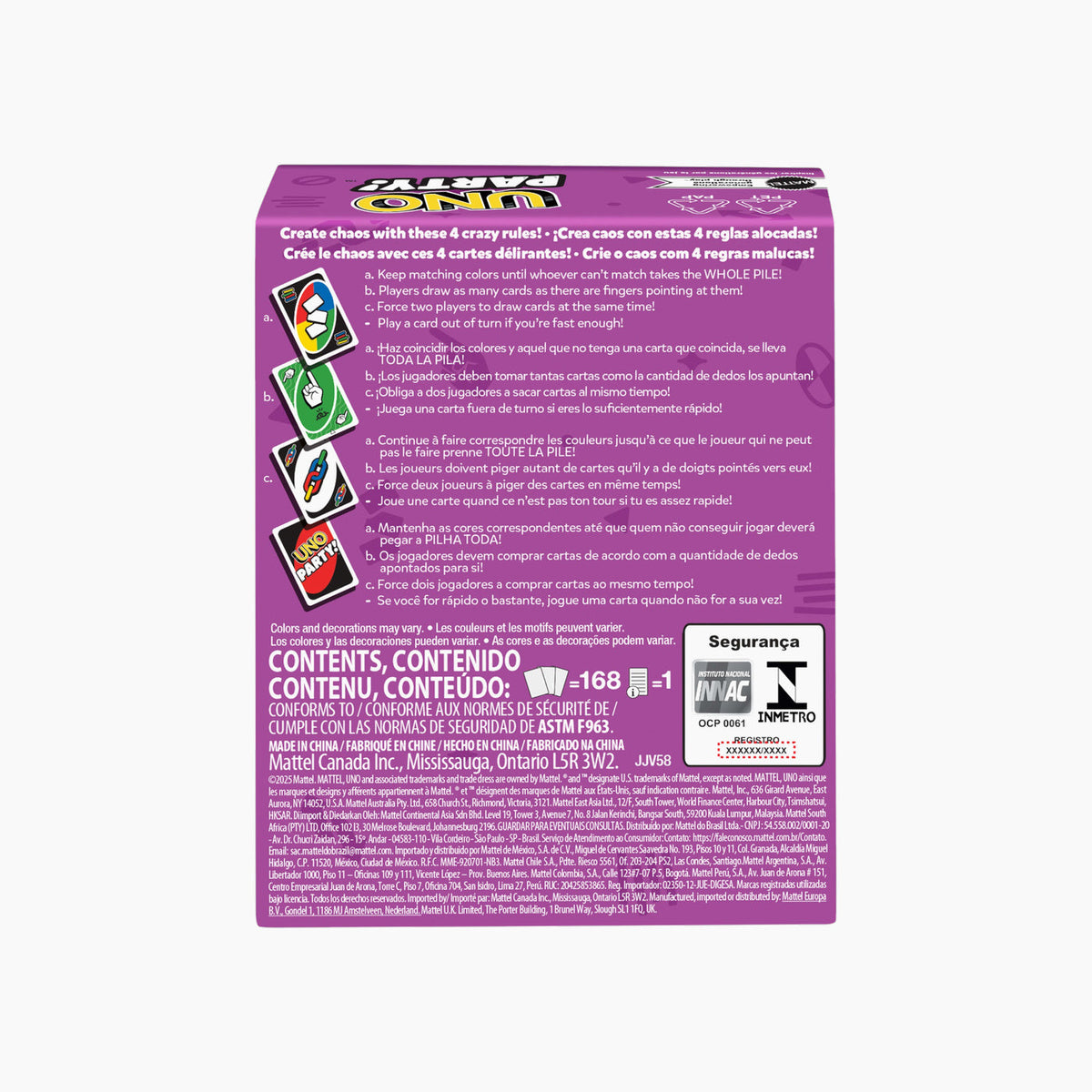 UNO Party Refresh Card Game