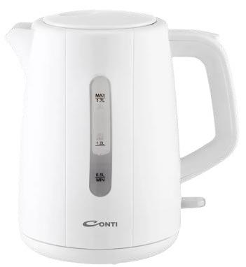 Conti Electric Kettle 1.7L 2200W Auto Shut-off CK 6009 WH