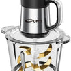 Conti Food Chopper CH 35001 GL – 3L Glass Bowl, 500W Copper Motor & Copper Blades