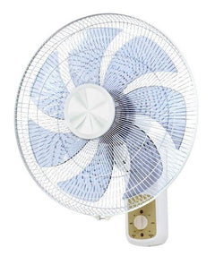 Conti 18-Inch Wall Fan, 7 Blades, 3 Speeds, Remote Control, White – WF 18004 WH R