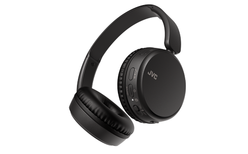 JVC Foldable Bluetooth on-ear Headphones - Black