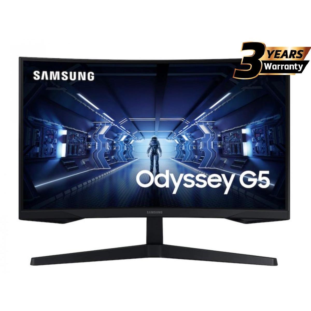 Samsung 27" G5 Odyssey Gaming Monitor With 1000R Curved Screen