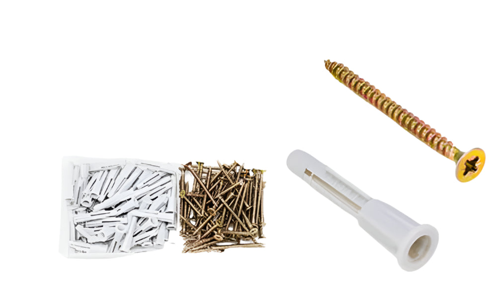 Jadever 120 Piece Screw and Wedge Set Versatile