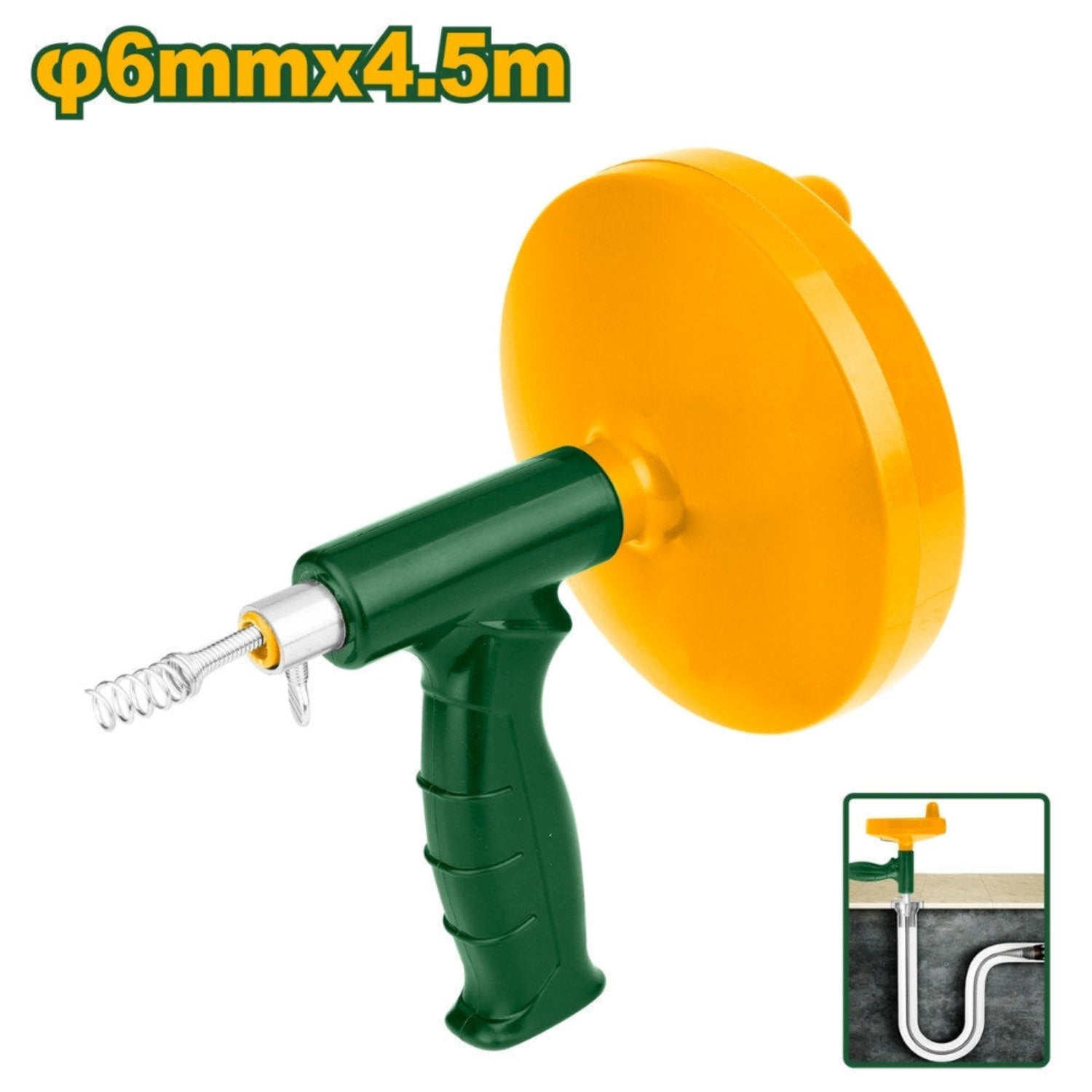 Jadever 4.5m Drain Cleaner Efficient & Easy to Use