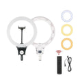 JMARY 12 Inch Selfie Ring Light With Remote & Stand - Black