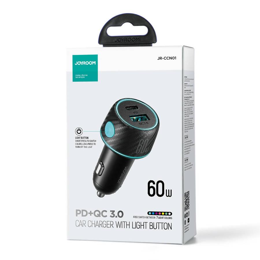 Joyroom JR CCN01 60W Multi color Car Charger