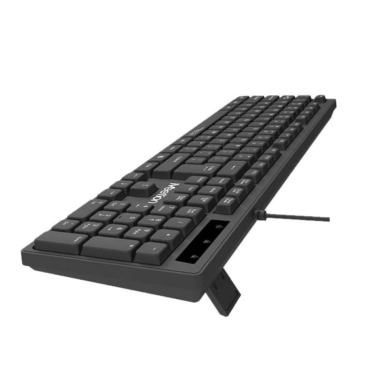 Meetion USB Standard Wired Keyboard - Black