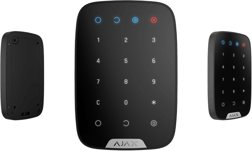 AJAX KEYPAD Wireless Touch Keyboard Black