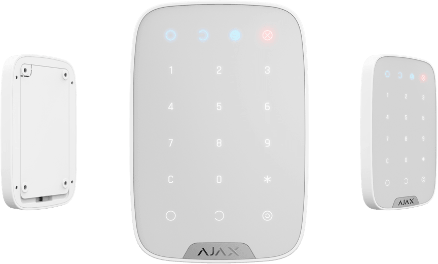 AJAX KEYPAD Wireless Touch Keyboard White