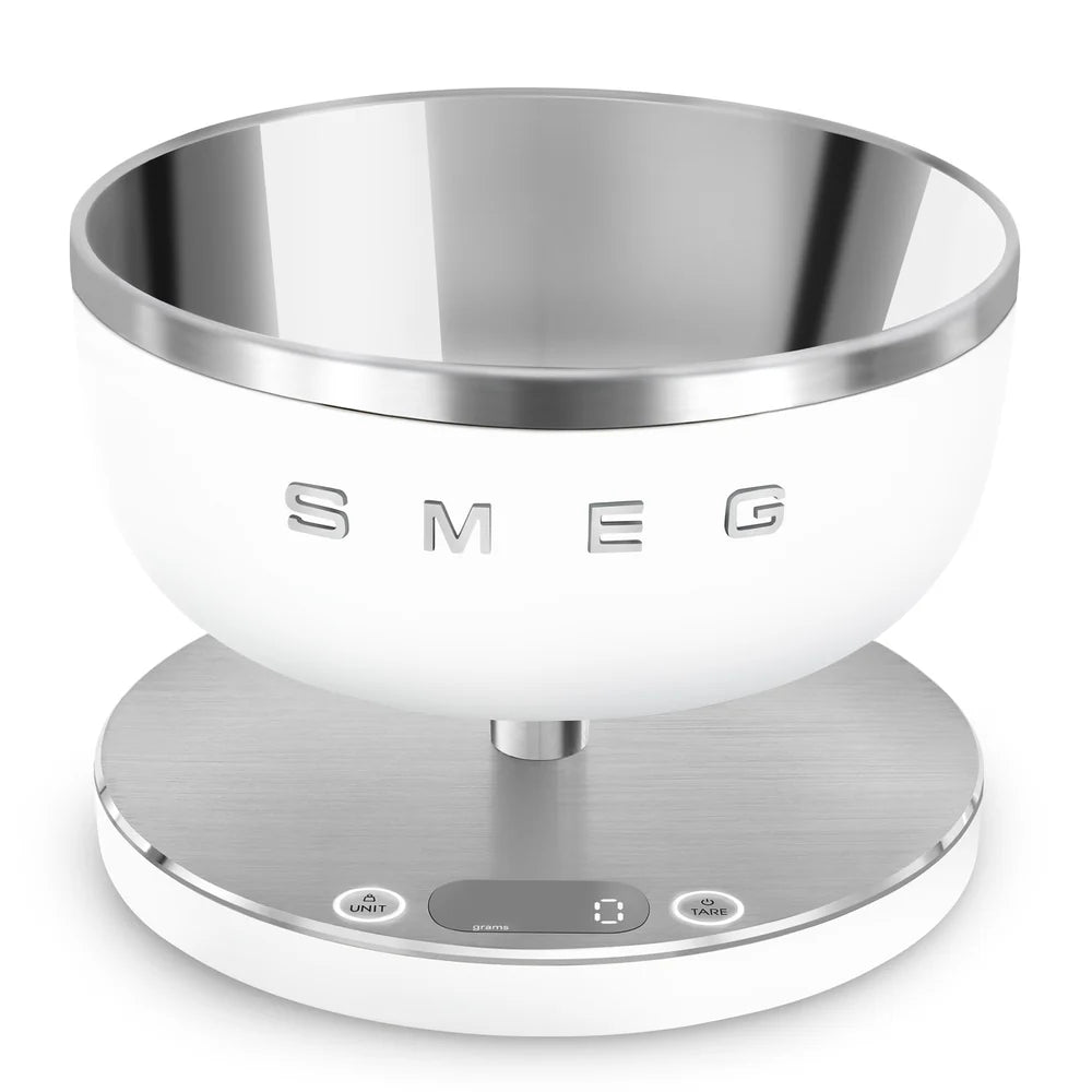 Smeg KSC01 Digital Kitchen Scale – White Matt