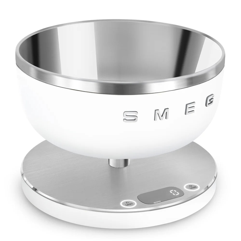 Smeg KSC01 Digital Kitchen Scale – White Matt