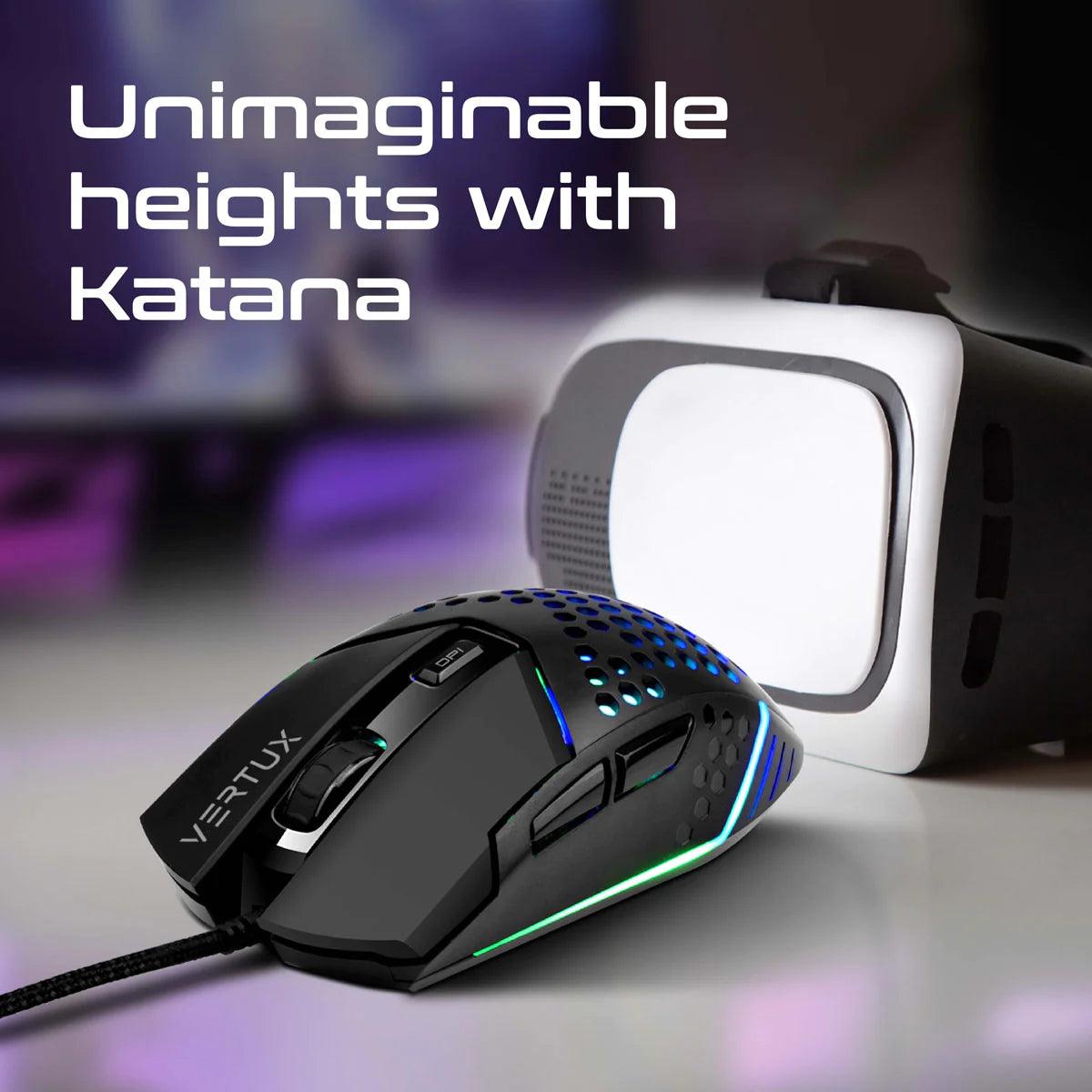 vertux katana RGB gaming mouse