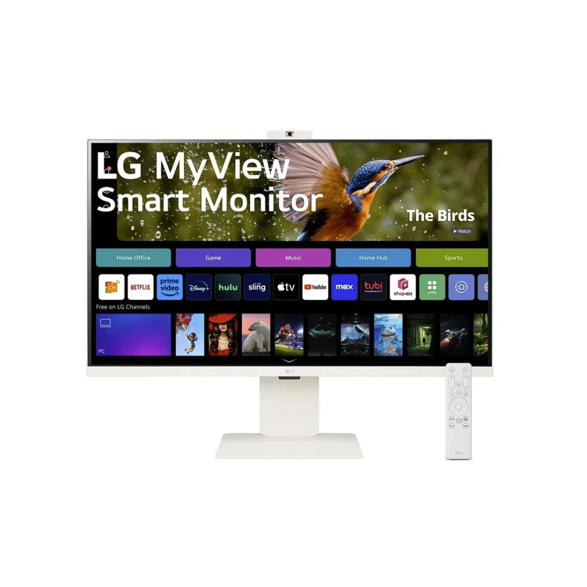 LG 32SR50F-W FHD IPS Smart Monitor with webOS & Built-in Speakers