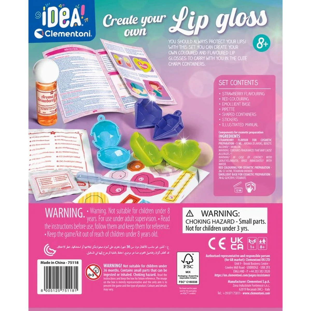 Clementoni Lip Balm – Pink Idea